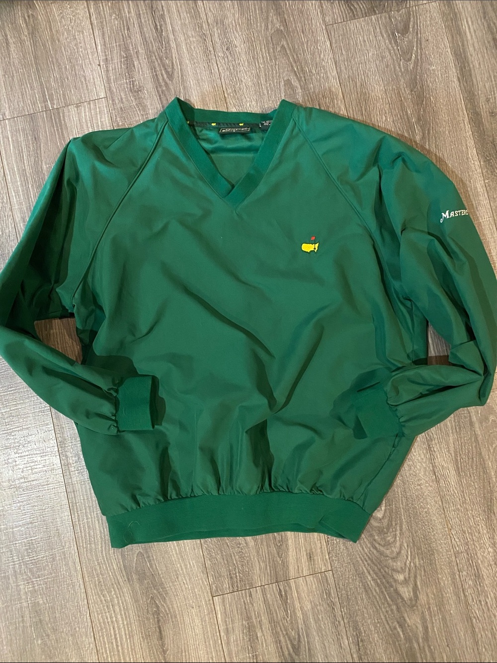 Masters Golf Emerald Green V-Neck Golf Pullover